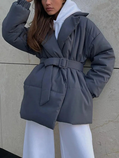 'Reverie' Quilted Puffer Jacket - Celes Fashion